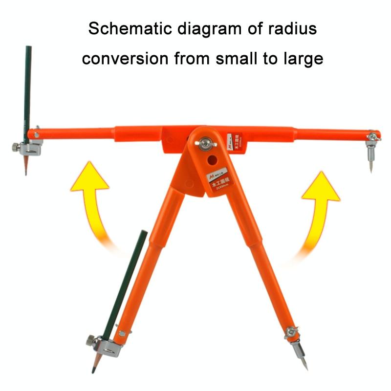 Metal Compass for Woodworking Decor Drawing