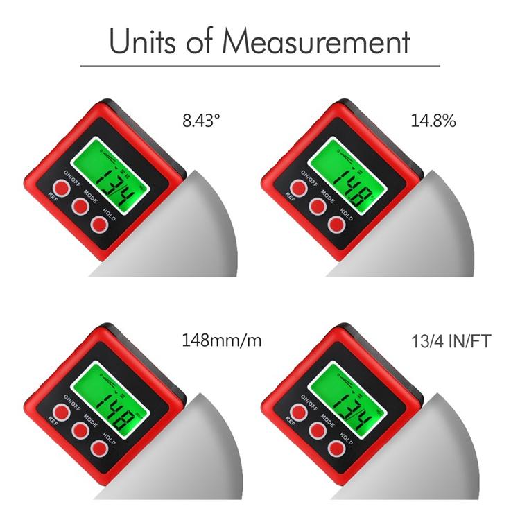 Mini Magnetic Digital Tilt Box with 3 Buttons - Red