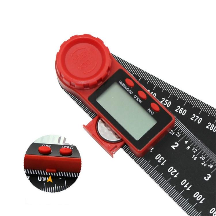 Digital Angle Protractor - 2-in-1 Compact Design - 200Mm