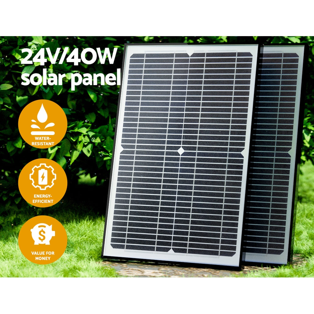 Single Swing Gate Opener 40W Full Solar Power Automatic