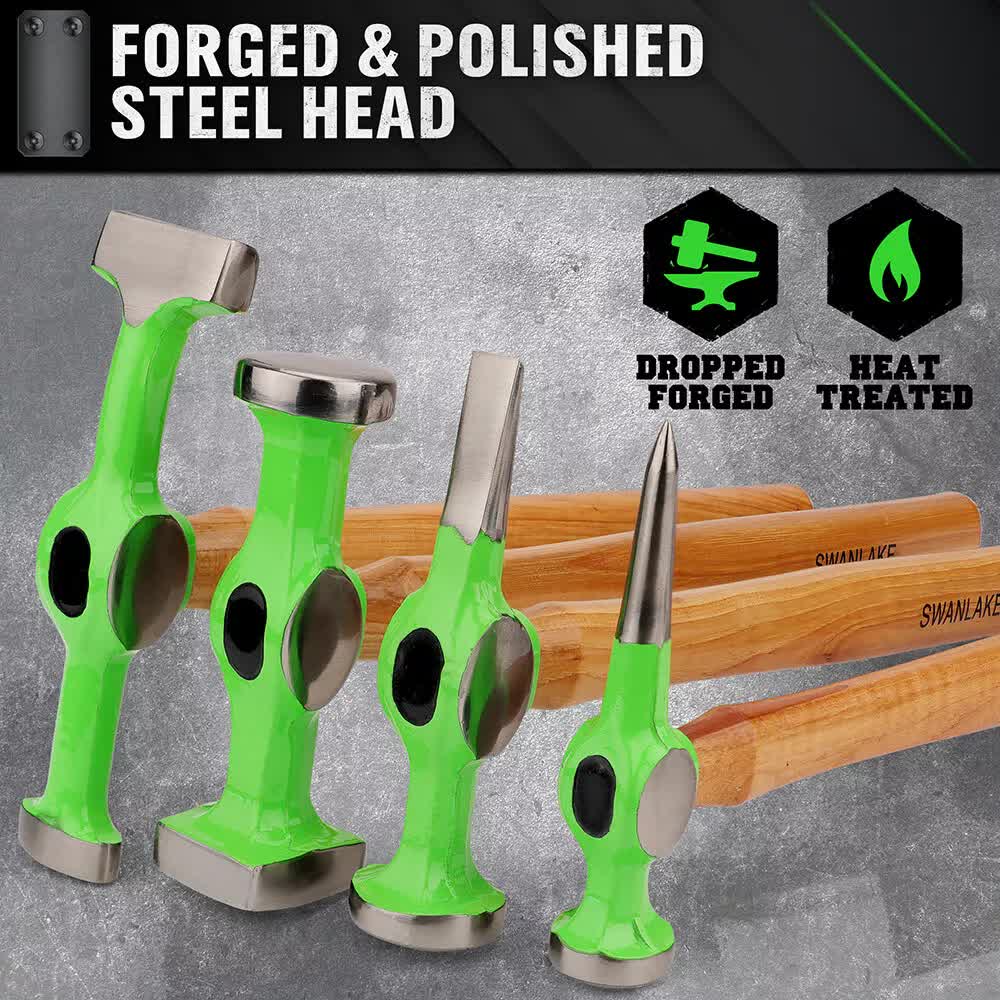9-Piece Auto Body Hammer Dolly Set Car Body Dent Repair Tool Case