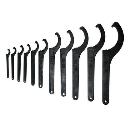 Adjustable C Spanner Hook Wrench Tool for Motorcycle Bike Repair 22 to 160mm - 34-36