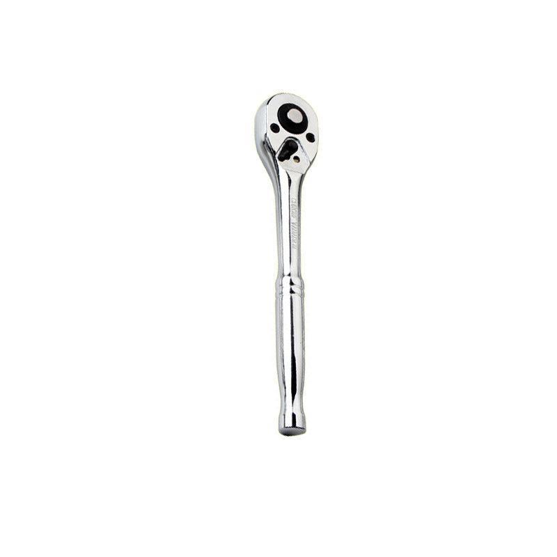 Quick Release Ratchet Handle 1/4 inch 3/8 inch 1/2 inch Drive Reversible Socket Wrench - 12x150x27mm