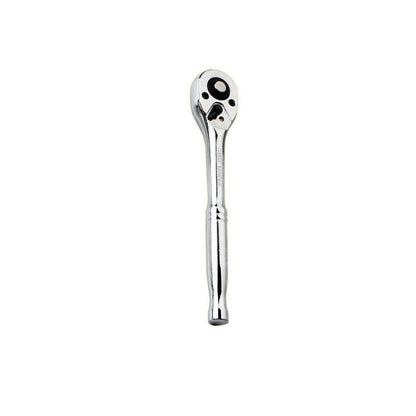 Quick Release Ratchet Handle 1/4 inch 3/8 inch 1/2 inch Drive Reversible Socket Wrench - 12x150x27mm