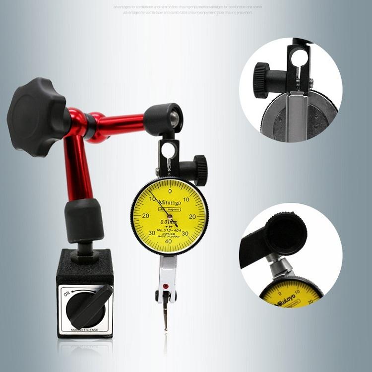 Universal Magnetic Watch Stand with Mechanical Dial Indicator Bracket