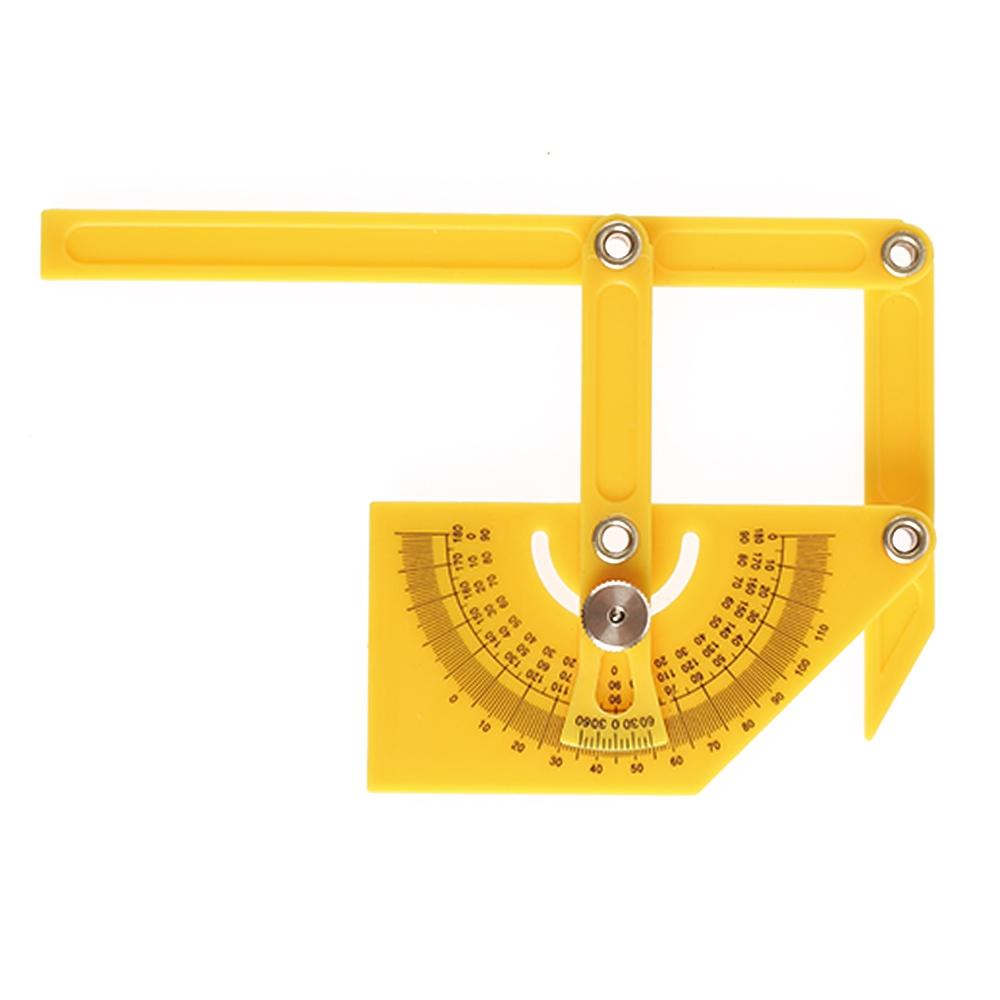 Protractor Measuring Arm Ruler - 180 Degree Woodworking Tool