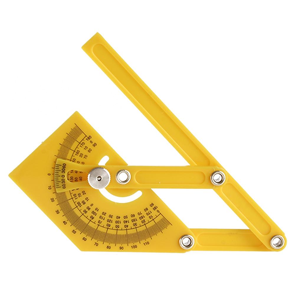 Protractor Measuring Arm Ruler - 180 Degree Woodworking Tool