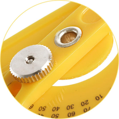 Protractor Measuring Arm Ruler - 180 Degree Woodworking Tool