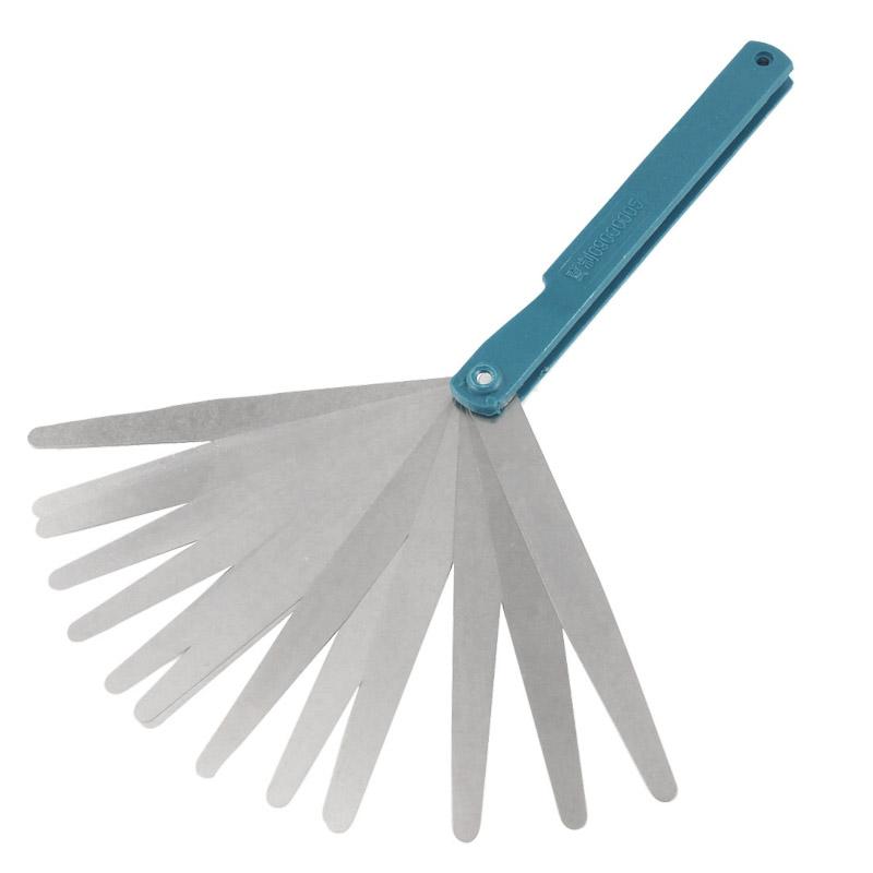 17-blade Metric Feeler Gauge for Precise Gap Measurement 0.02-1mm