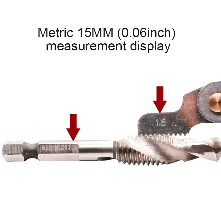 Stainless Steel Thread Gauge - 52 Pcs Metric & British 60 / 55 Degrees