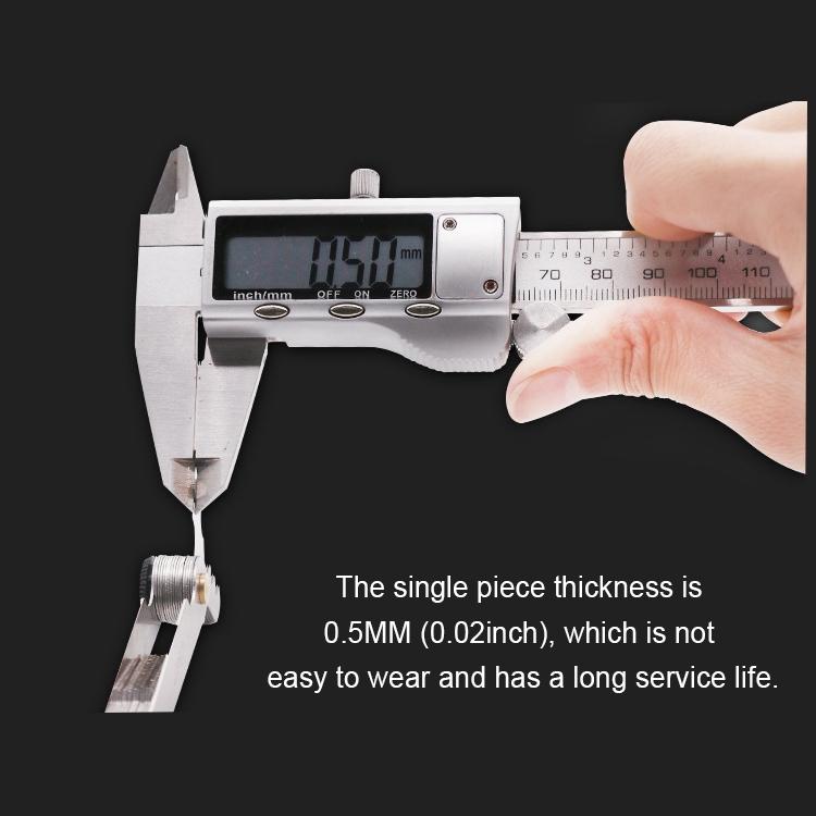 Stainless Steel Thread Gauge - 52 Pcs Metric & British 60 / 55 Degrees