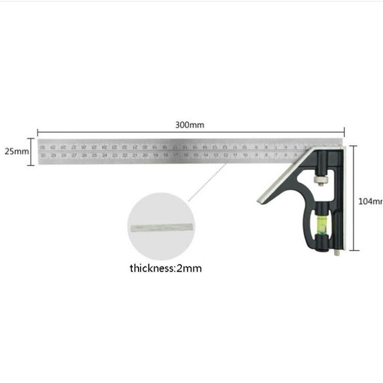 Versatile 300mm Woodworking Angle Tool