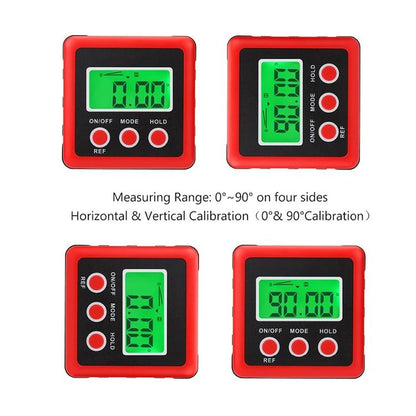 Mini Magnetic Digital Tilt Box with 3 Buttons - Red