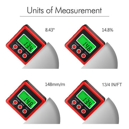 Mini Magnetic Digital Tilt Box with 3 Buttons - Red