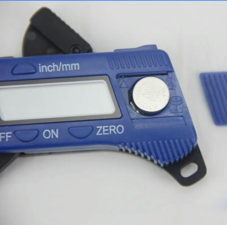 Digital Thickness Gauge for Professional Construction - Plastic - Blue