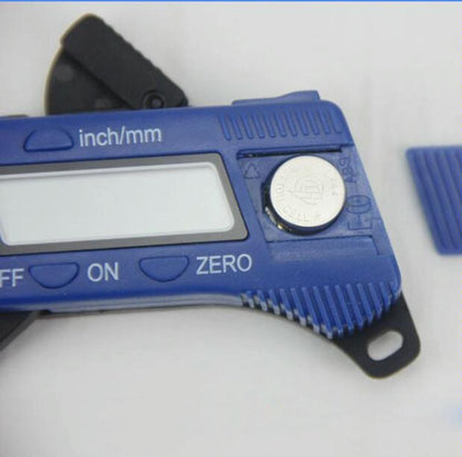 Digital Thickness Gauge for Professional Construction - Plastic - Blue