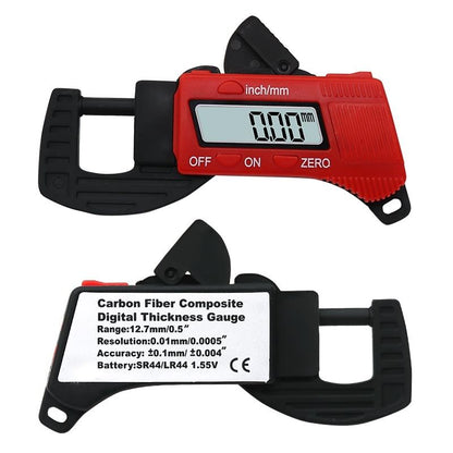 Digital Thickness Gauge for Professional Construction - Plastic - Blue