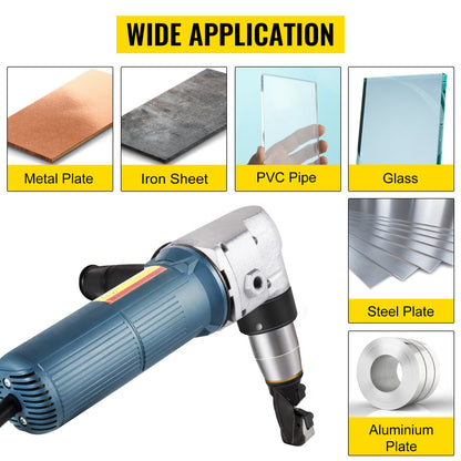 VEVOR Electric Nibbler 4 mm Heavy Duty Metal Sheet Cutter Stainless Steel 625W