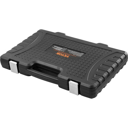 VEVOR Tap and Die Set, 116-Piece Include Metric and SAE Size, Bearing Steel Taps and Dies, Essential Threading Tool for Cutting External Internal Threads, with Complete Accessories and Storage Case